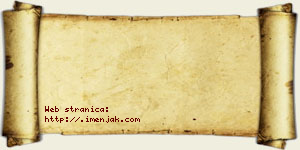 Josif Ignjatović vizit kartica